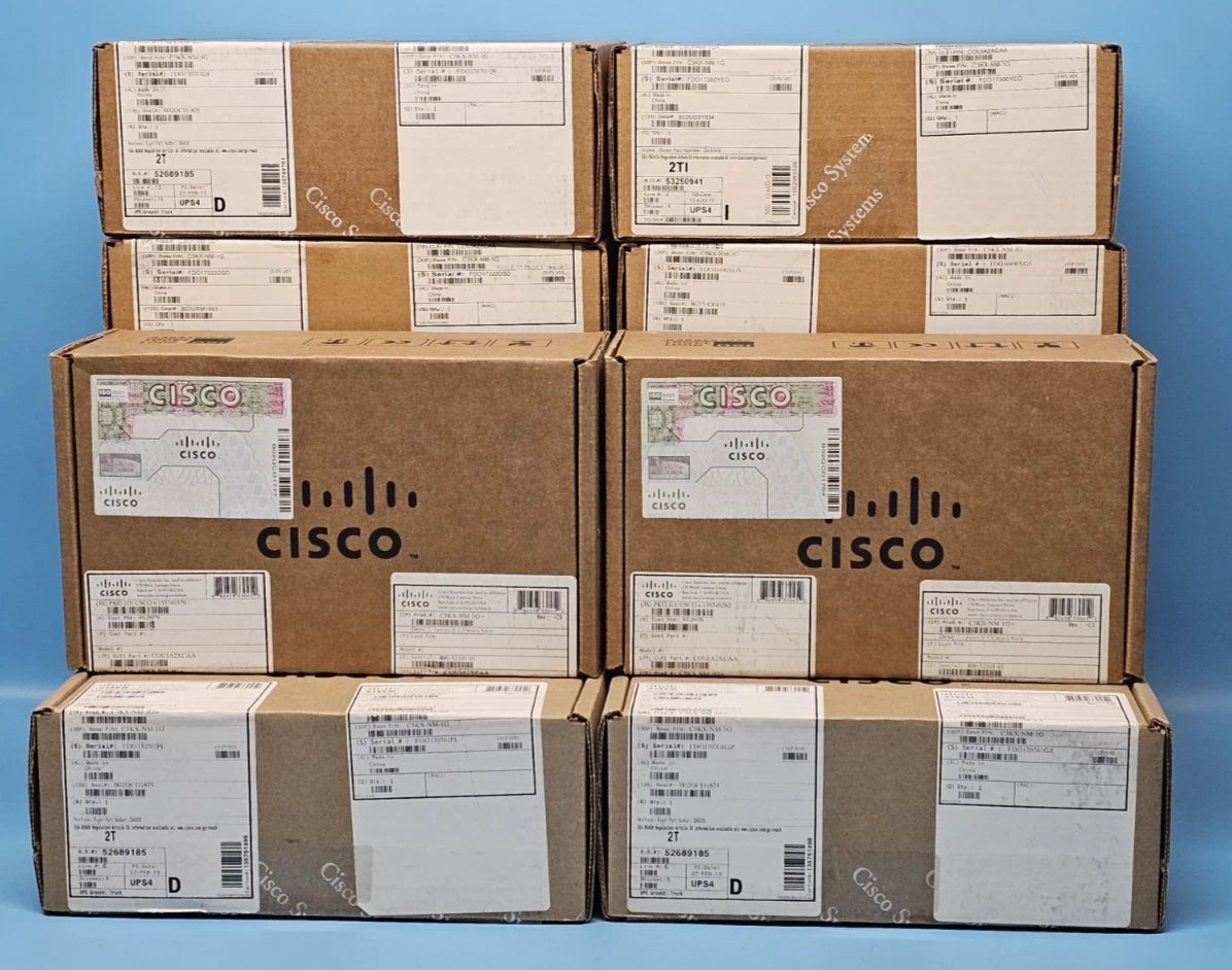 Lot of 12, Brand New Sealed Cisco C3KX-NM-1G Catalyst Network Module.