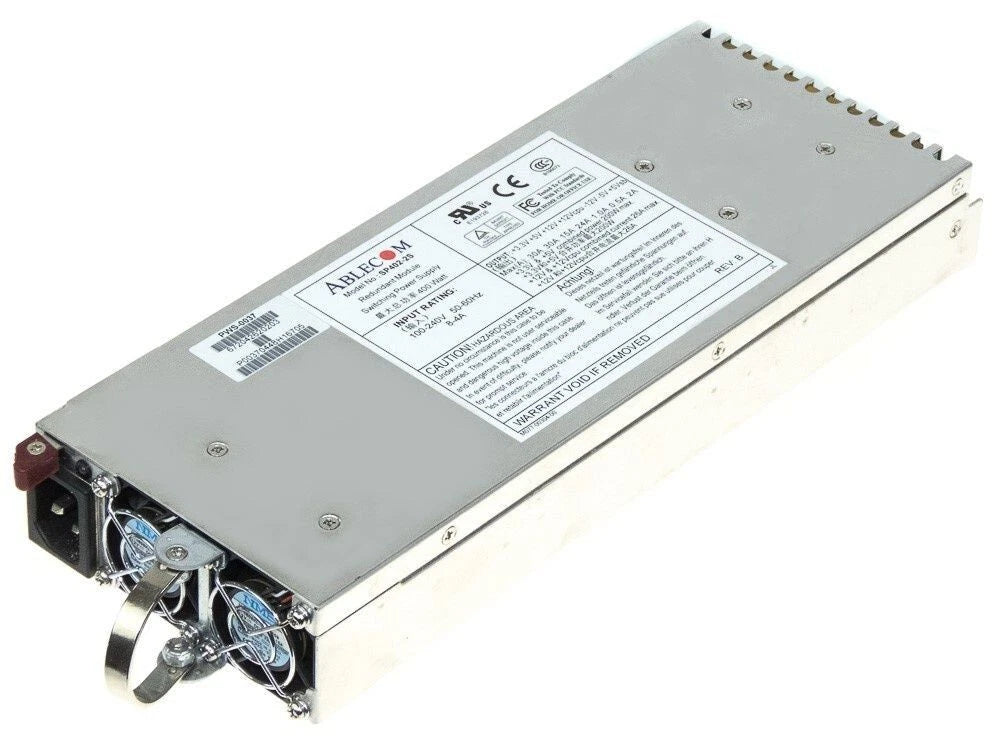 Server Power Supplies Ablecom SP402-2S 400W PWS-0037 Hot-Swap 2x Fans