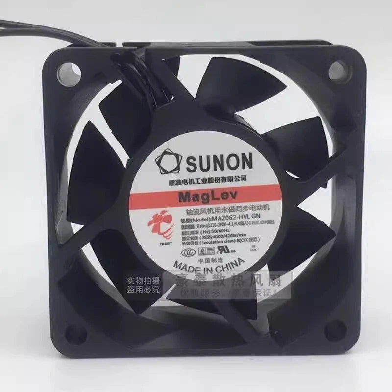 SUNON MA2062-HVL .GN 6025 AC220V-240V 6CM Silent Cooling Fan|156262106609