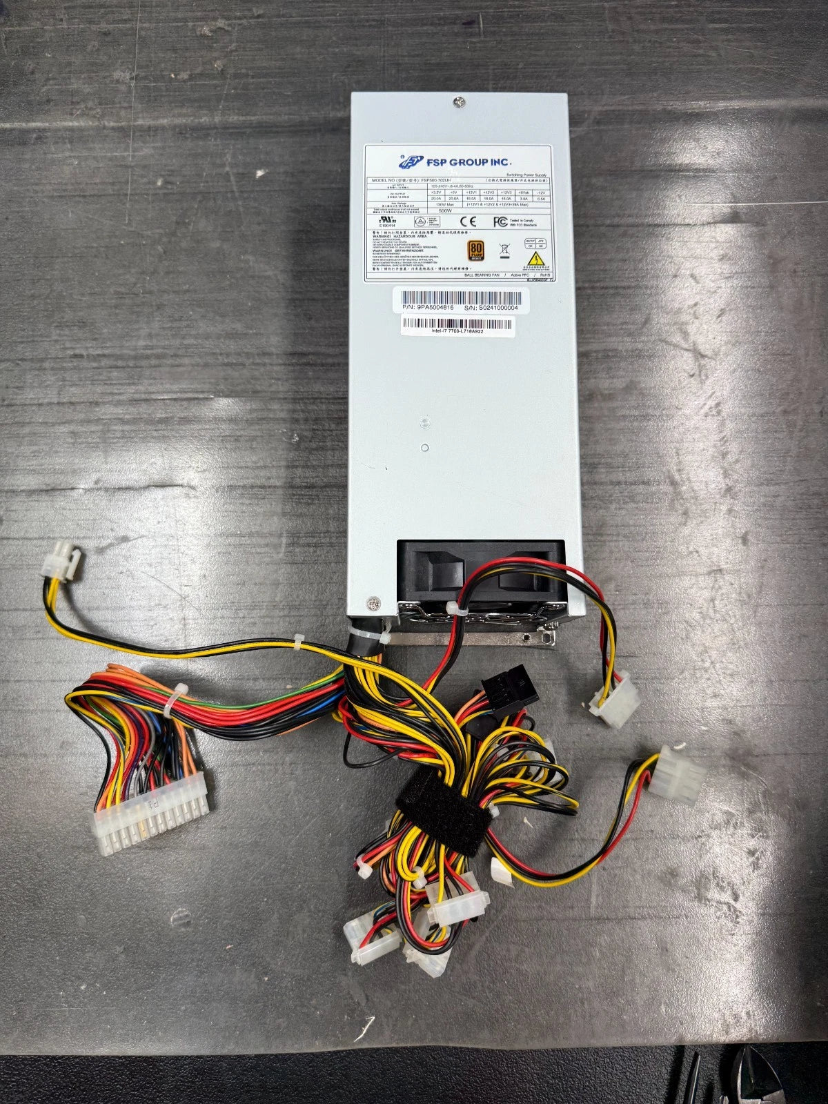 FSP FSP500-702UH 500W 2U Switching Power Supply 100-240V 0.8-4A|366136061522