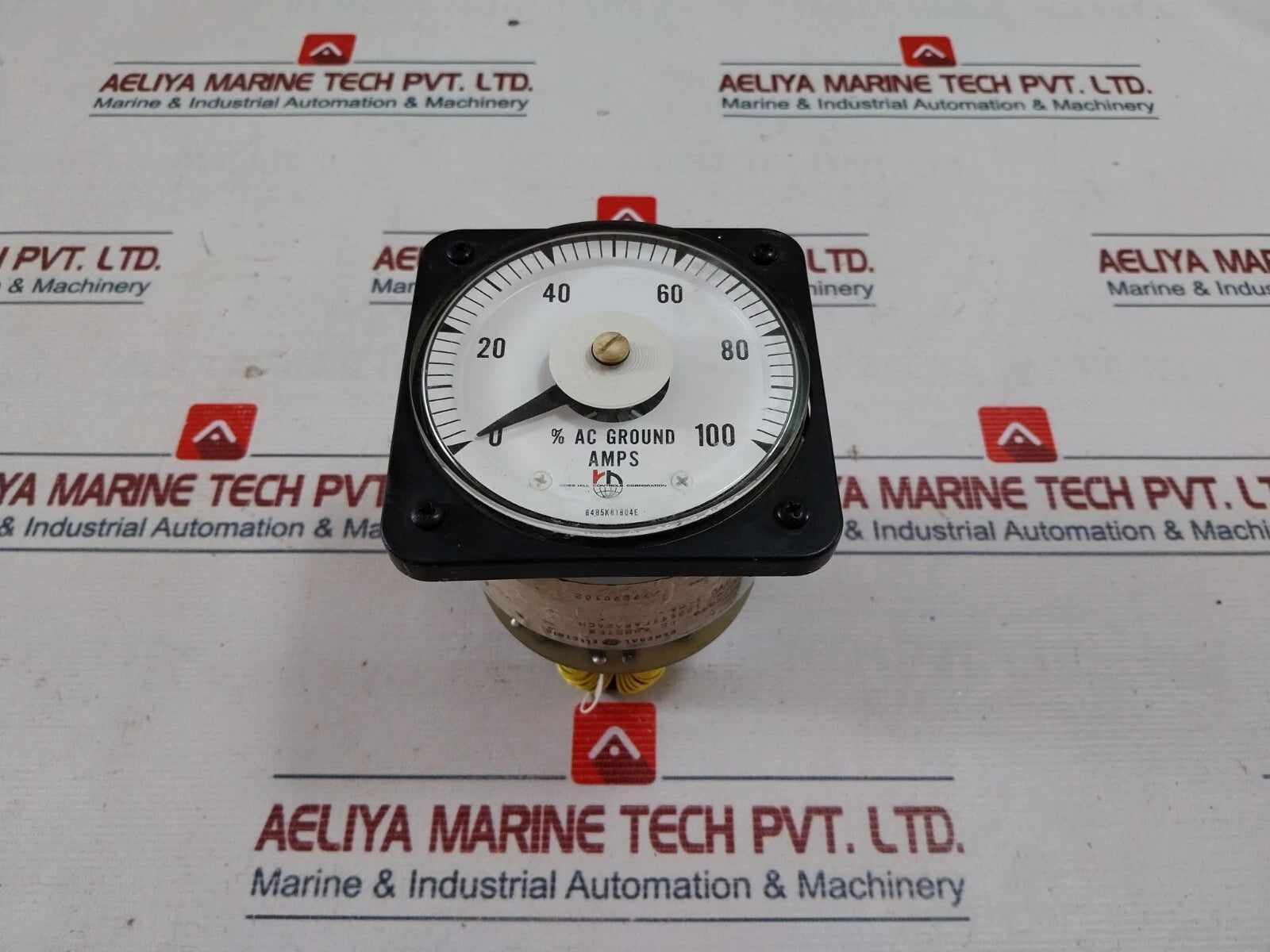 General Electric DB40 DC Ammeter Precise Industrial Current Measurement Device