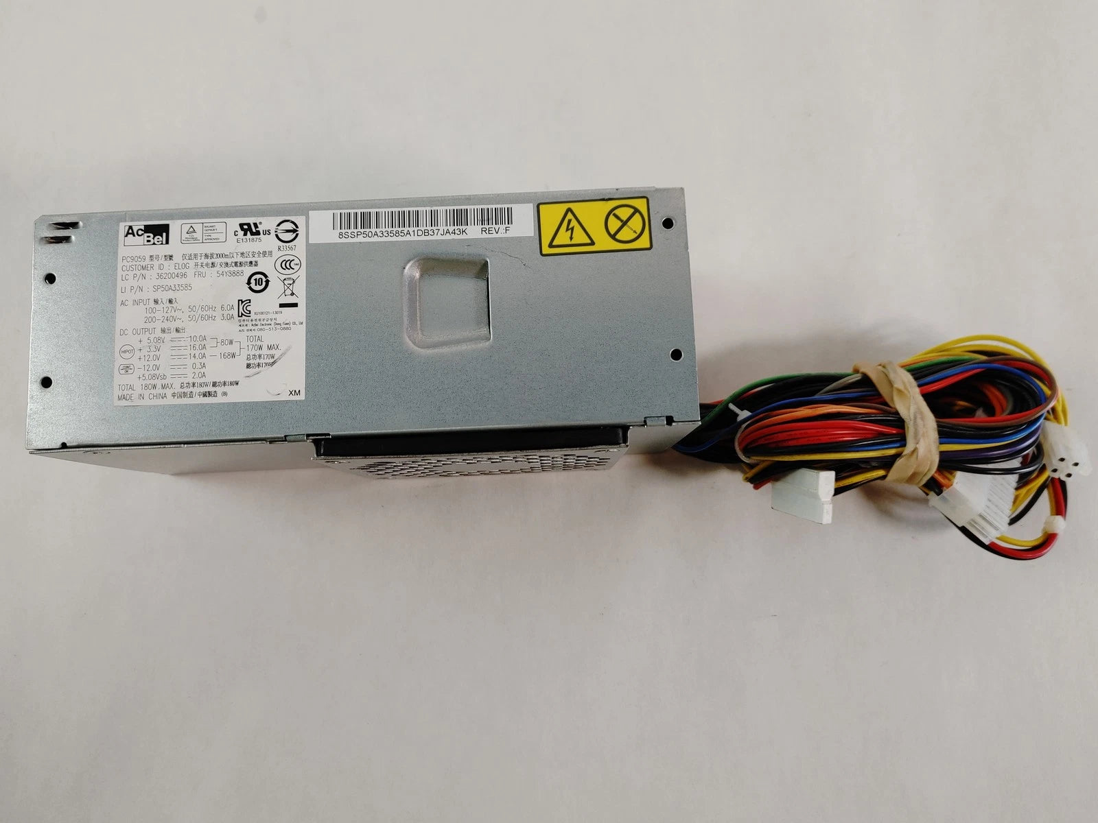 Lenovo 54Y8888 24 Pin 180 W TFX Desktop Power Supply For ThinkCentre Edge 72|389134764265