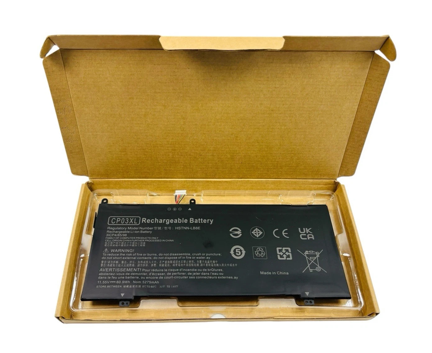 Genuine HP Spectre X360 13-AE CP03XL Rechargeable Li-ion Battery HSTNN-LB8E|376516786412