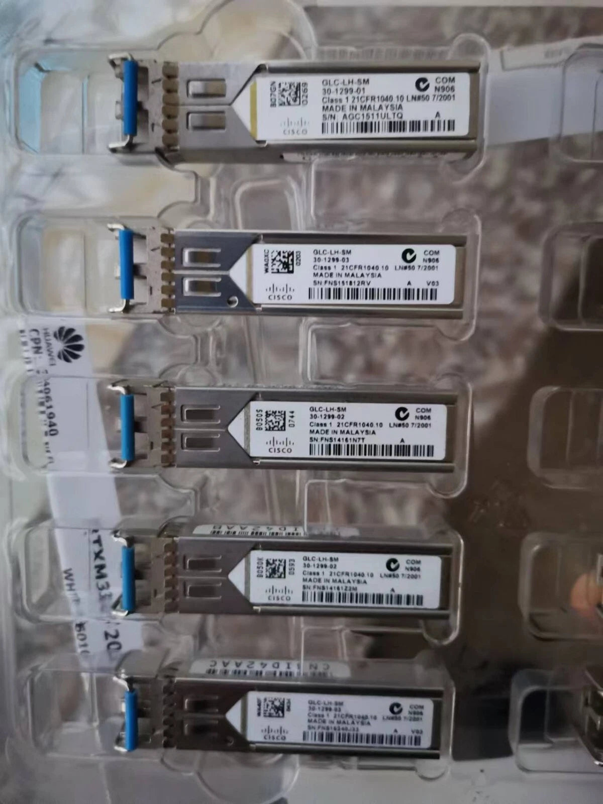 Cisco GLC-LH-SM genuine SFP optics transceive module - 50pcs pack