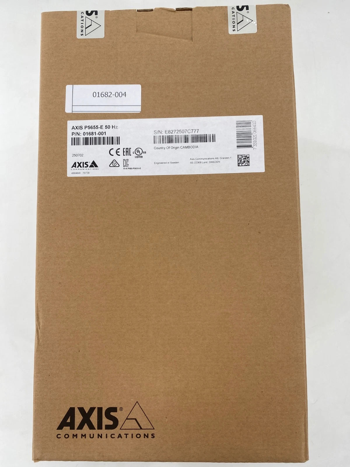AXIS P5655-E 60HZ PTZ Network Camera 01682-004 New Sealed