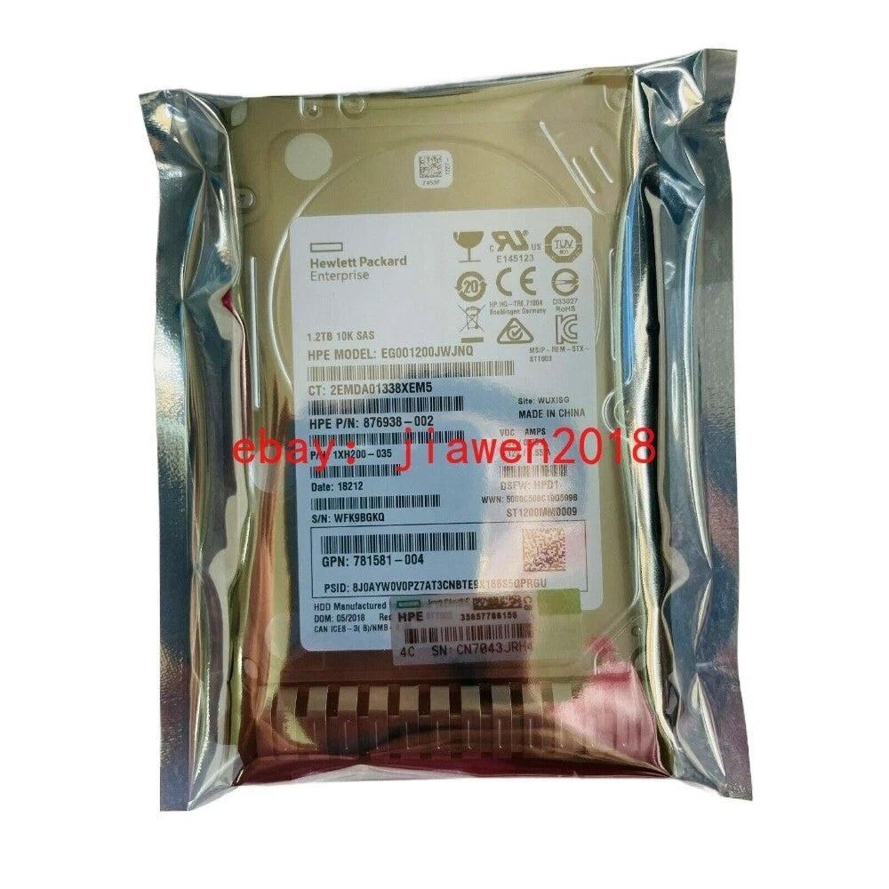 HP 781518-B21 1.2TB 12G SAS 10K 2.5" SFF SAS HDD 781578-001|146197385975