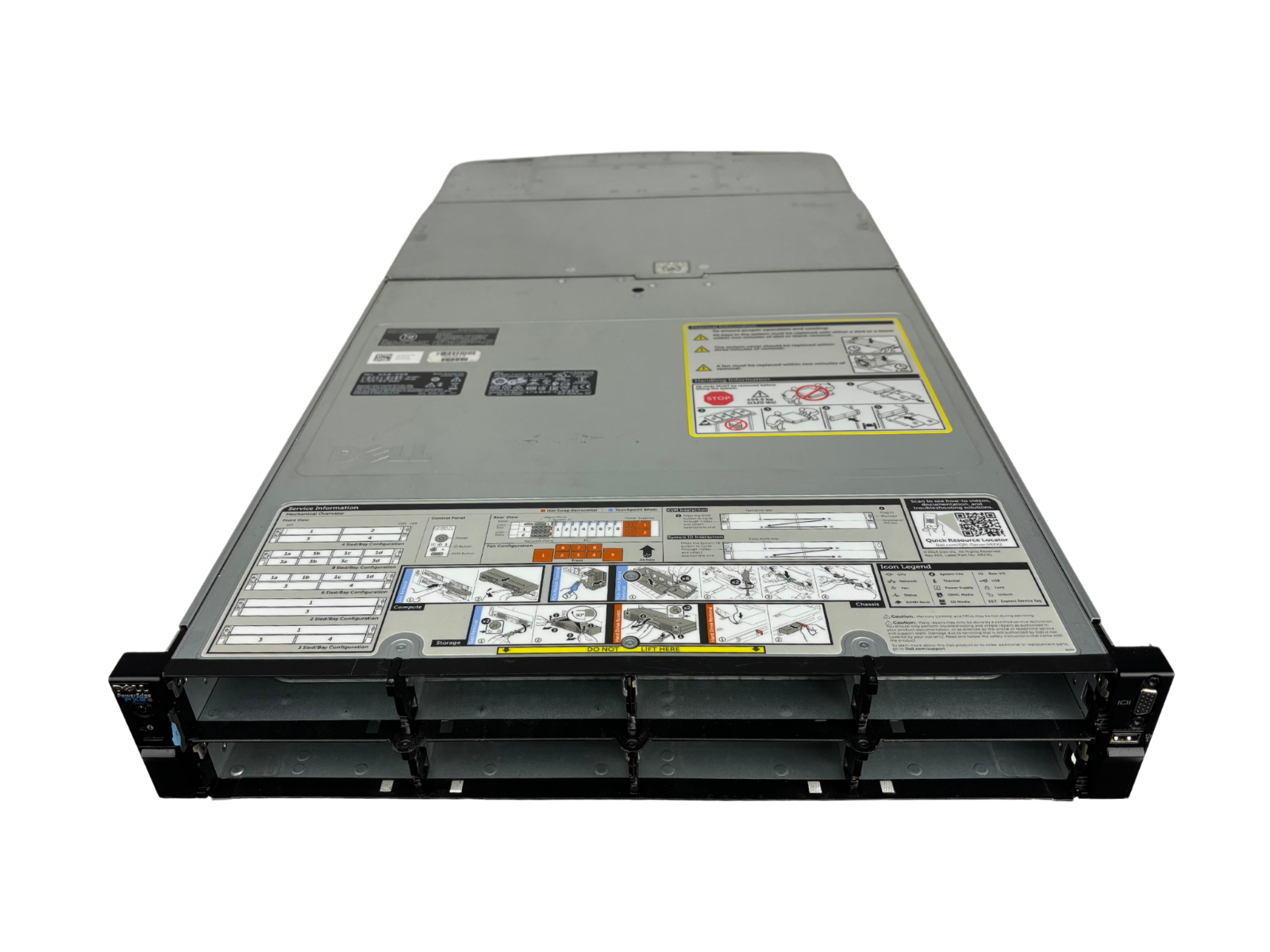 Dell XHNMX PowerEdge FX2S 8Bay Chassis 2x 2400Watt 2x 10Gbe pass-through 8xRiser|267099851767
