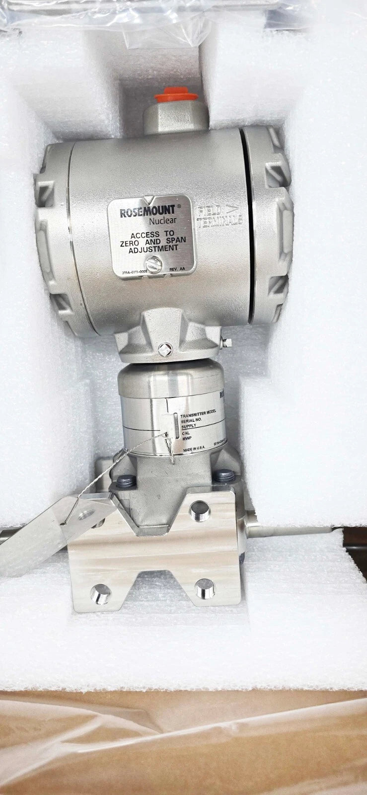 Rosemount 3154ND2R2S2E7W2 Nuclear Differential Pressure Transmitter