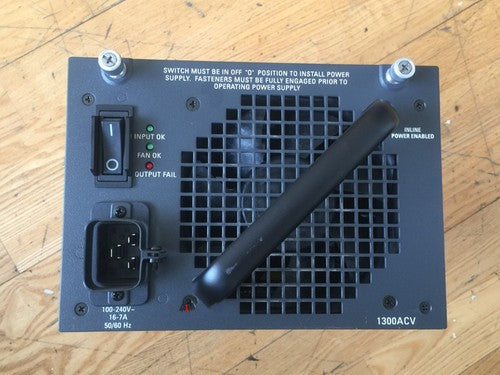 Used Cisco PWR-C45-1300ACV 1300W AC Switch Power Supply Catalyst 4500 Series