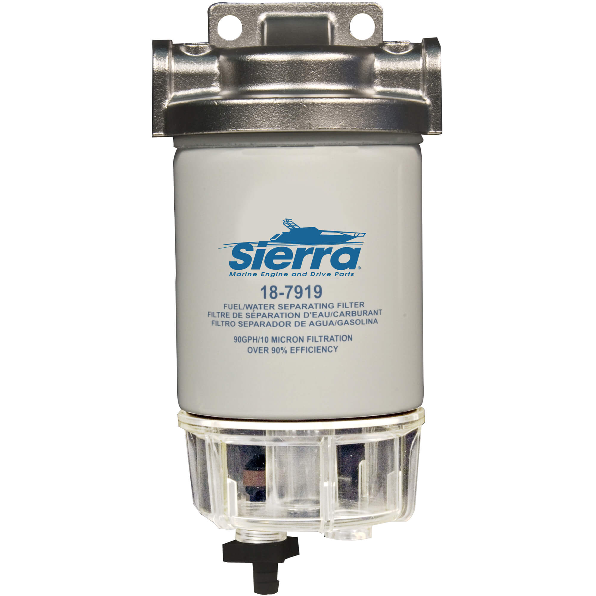 Sierra 18-7937-1 Fuel/Water Separator Kit W/Collection Bowl