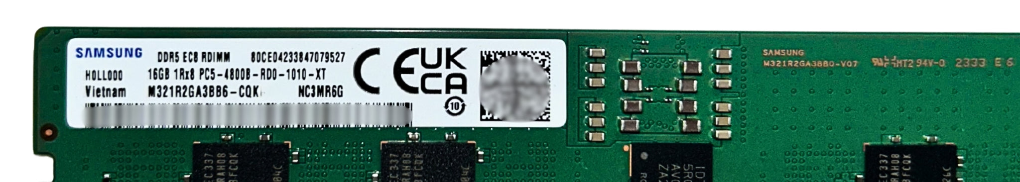 Samsung M321R2GA3BB6-CQK 16GB PC5-38400 DDR5-4800 1RX8 ECC RDIMM