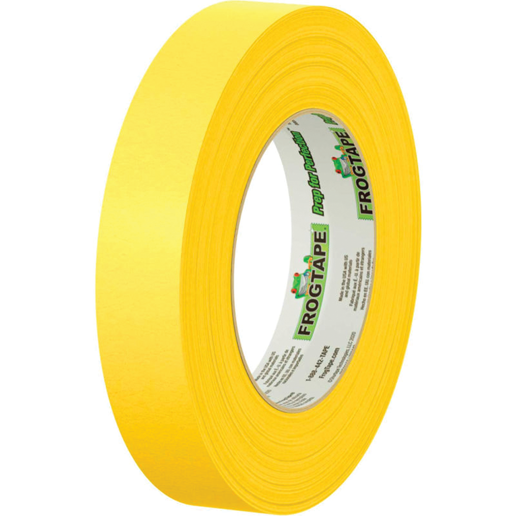 Shurtape 105320 Frogtape 225 Gold Performance Grade Masking Tape, 1" x 180', Gold