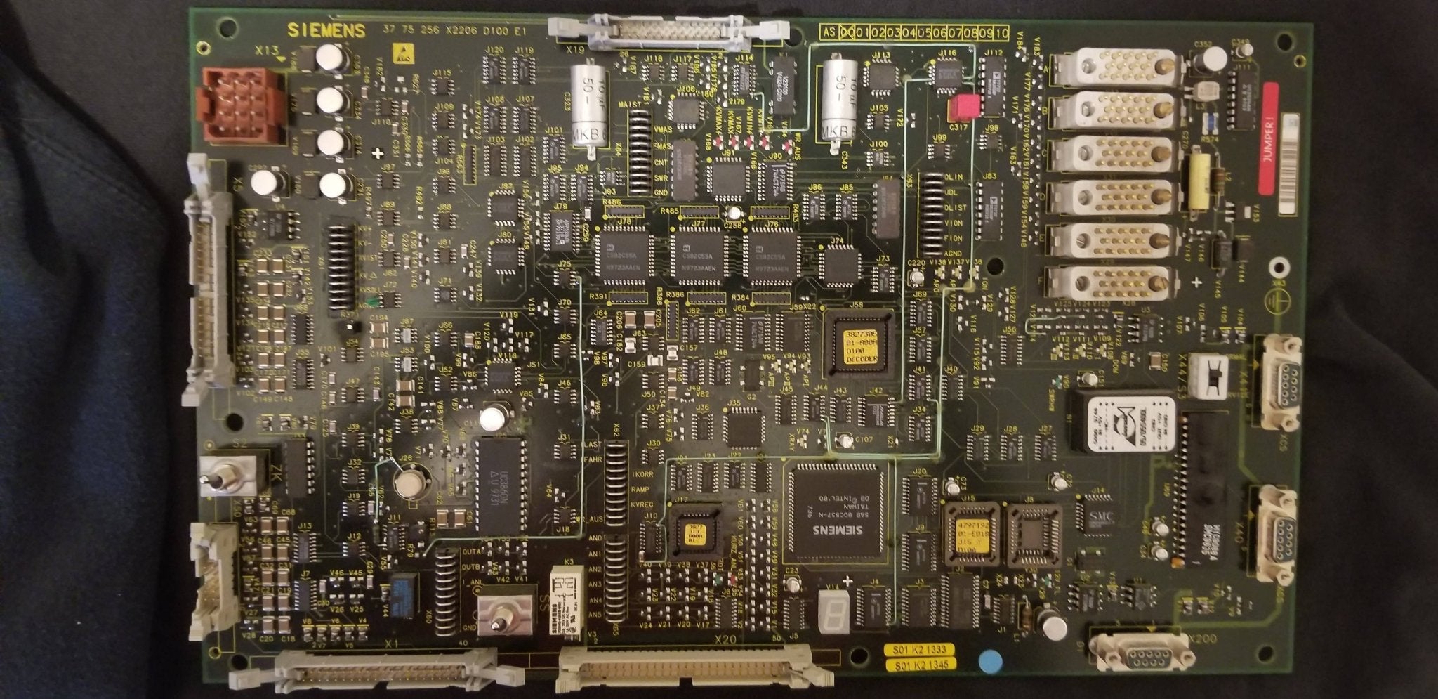 Siemens D100 E1 Master Board (PN 37 75 256 X2206