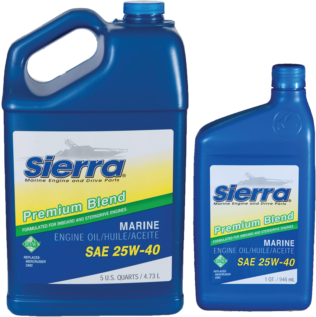 Sierra 18-9400-2 Oil-25W40 FCW I/O-I/B, Qt.