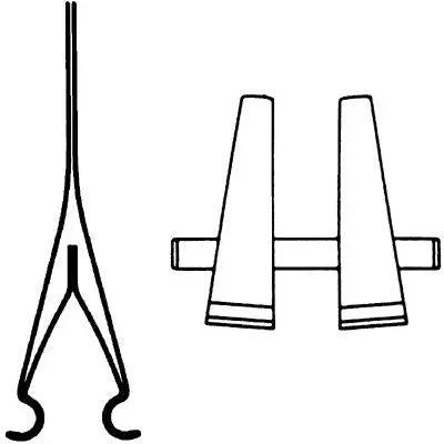 Sklar Double Vascular Clamp