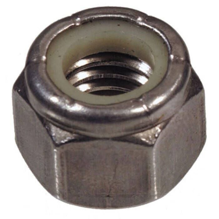 Seachoice MP1331SC Stainless Steel Nylon Insert Locknut, 8-32