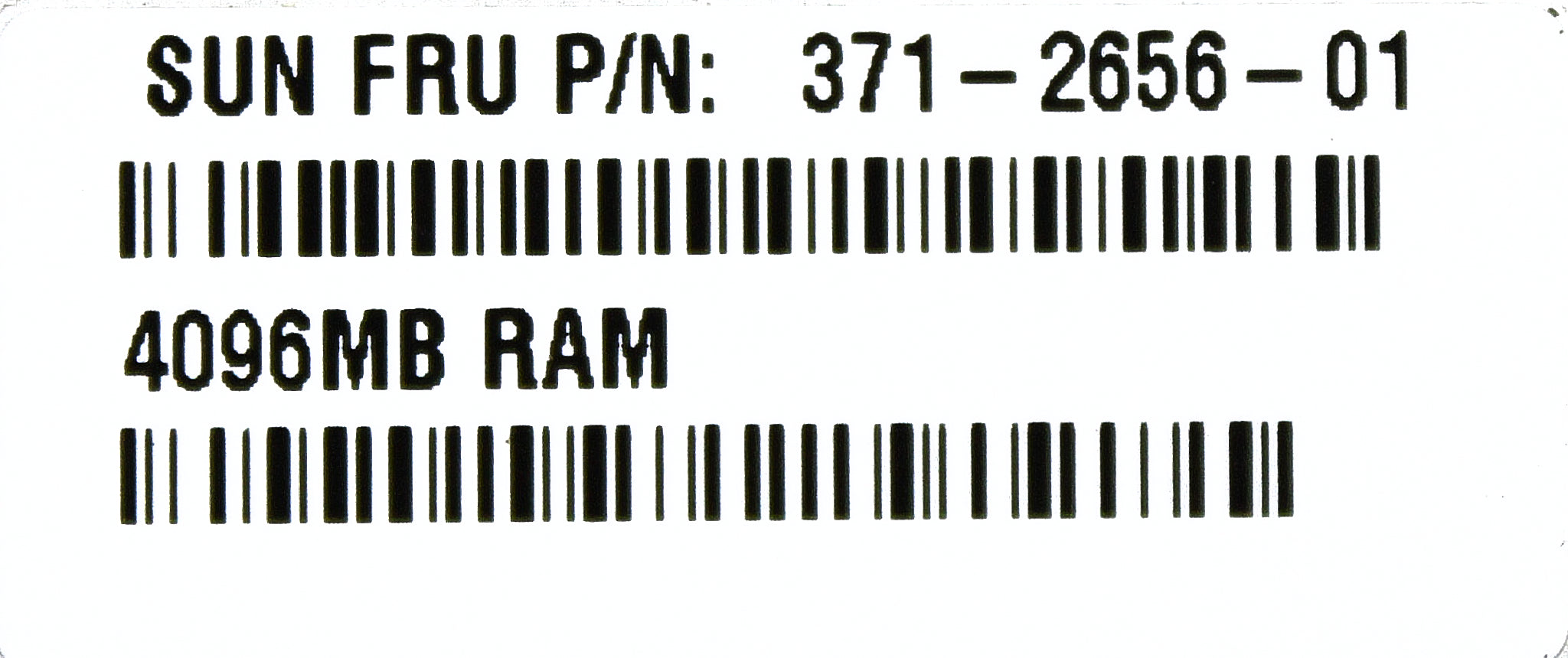 Sun Microsystems 371-2656-KIT 8GB MEMORY KIT (2 X 4GB DIMMS)