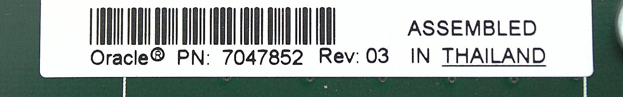 Sun Microsystems 7047852 8-PORT 6GBPS SAS-2 PCI HBA