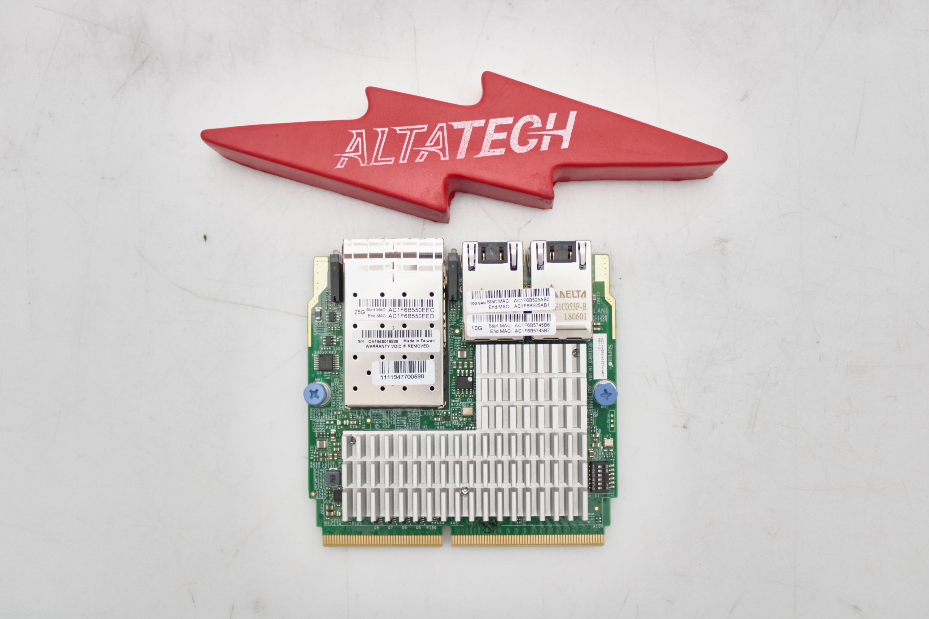 SuperMicro AOC-MH25G-M2S2TM 25GB MELLANOX CONNECTX-4 LX SFP28 MODULE