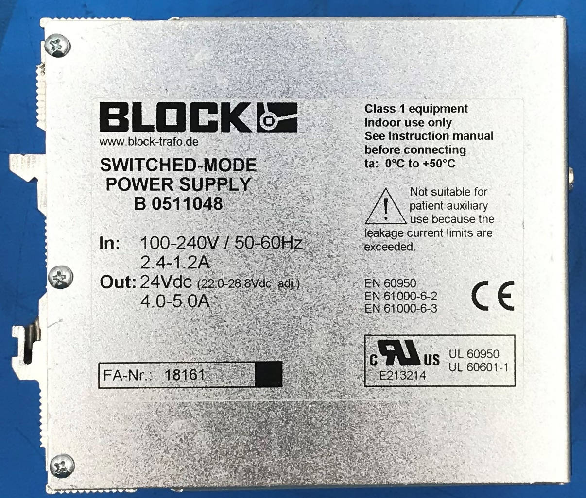 Switched-Mode Power Supply (B0511048/4512 202 02132 Philips