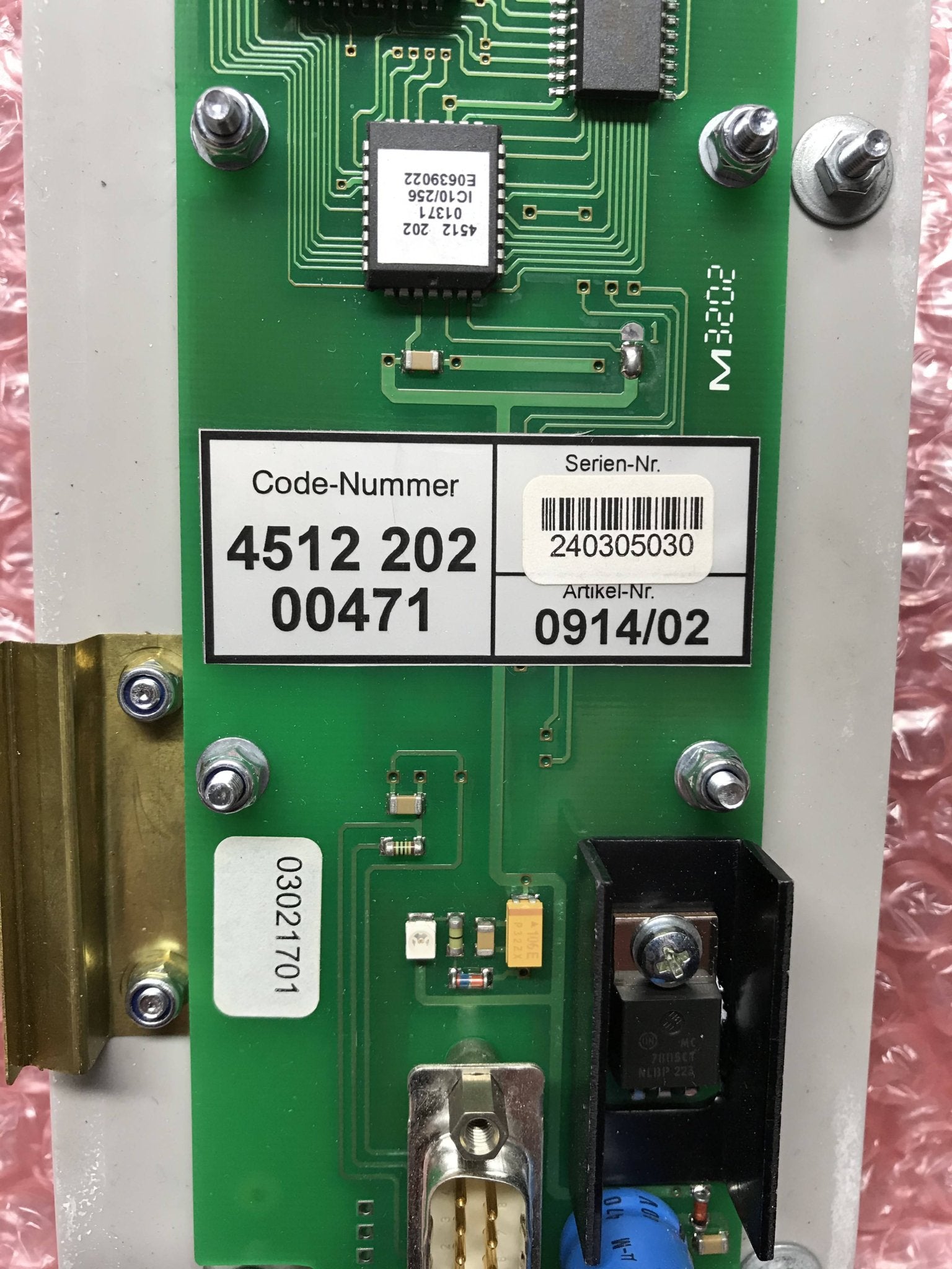 Table Interface Circuit PCB (4512 202 00471 Philips Easy Diagnost