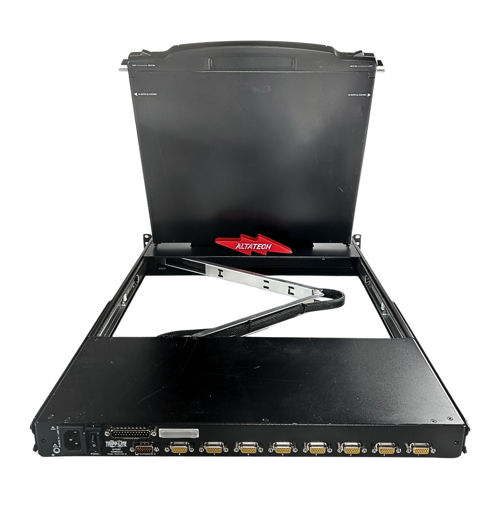 Tripp Lite B020-U08-19 8-Port KVM With Keyboard & 19 Inch LCD