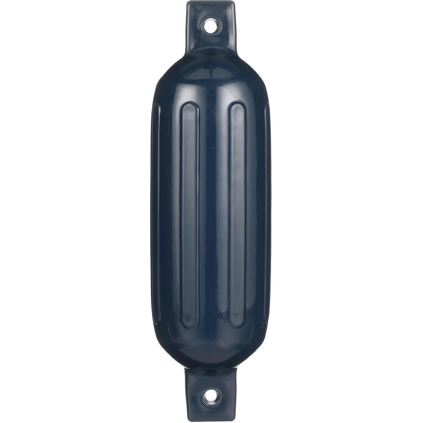 Seachoice DE79232S 79091 Twin Eye Ribbed Fender, Blue, 6.5 x 23"