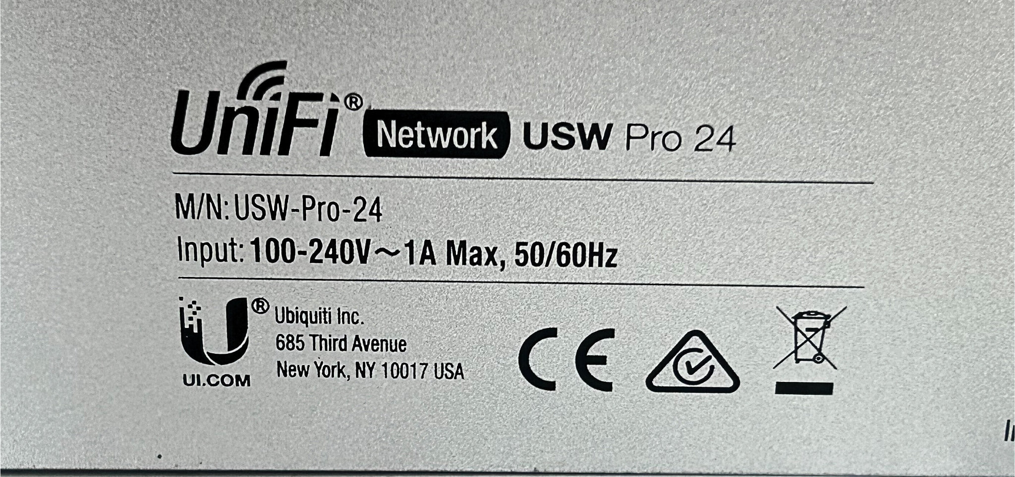Ubiquiti USW-PRO-24 Ubiquiti USW-PRO-24 24 Port Managed Layer 3 Switch
