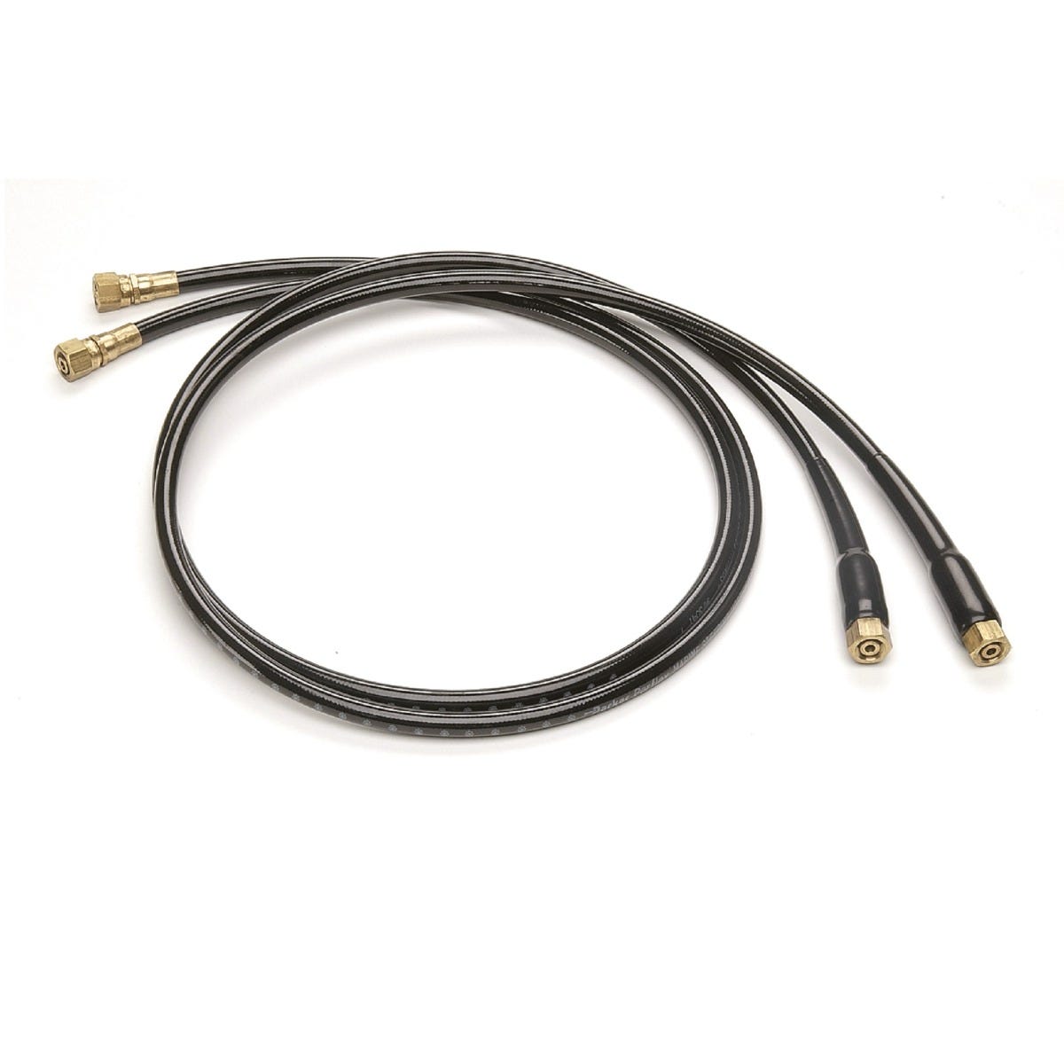 Uflex KITOB-08 Hydraulic OB Hose Kit (2-Pack), 8', Pre-Crimped Brass Fittings and Bend Restrictors
