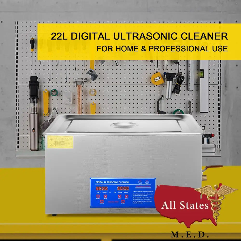 Ultrasonic Cleaner 22 Liter Capacity