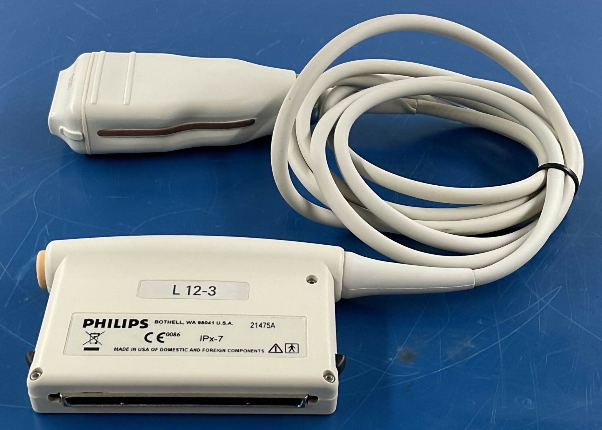 Ultrasound Transducer L12-3 (453561182101/4535 611 82101 PHILIPS