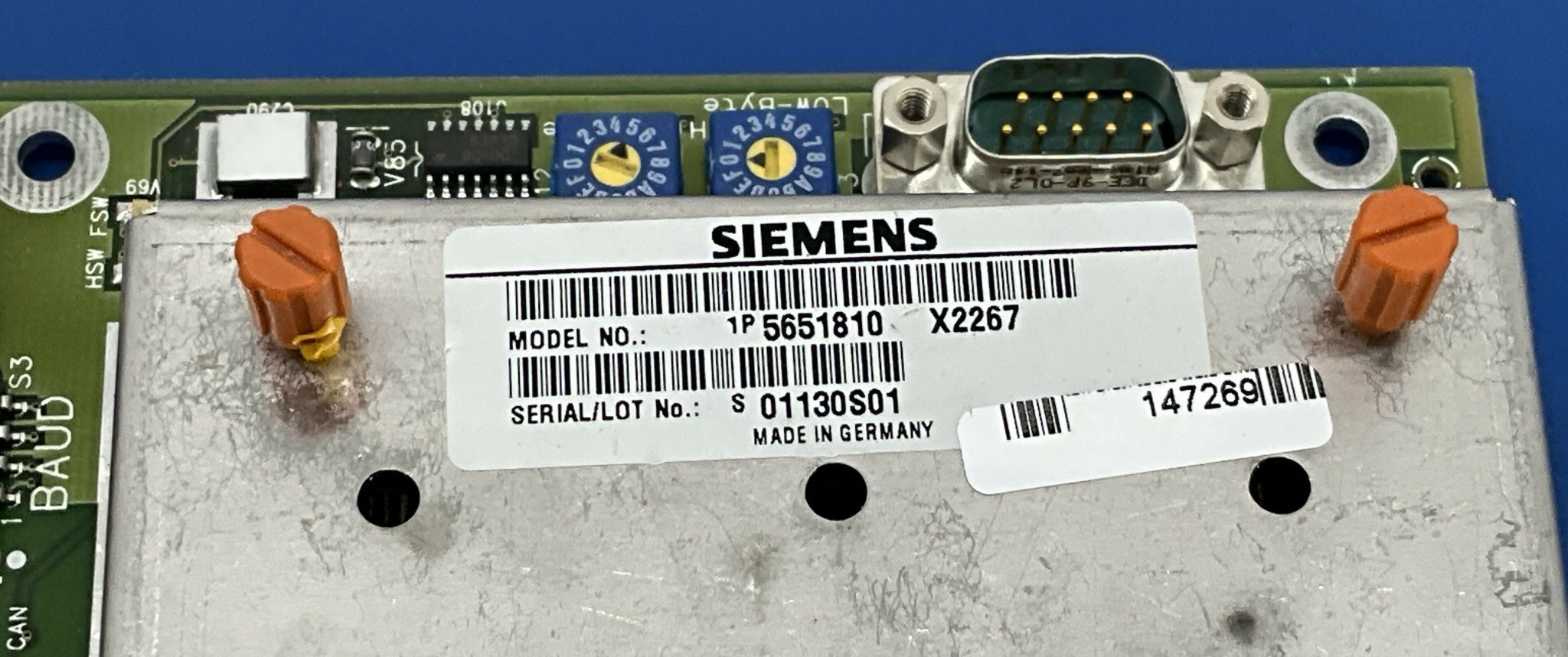 USER Location Interface Board (05651810/5651810/5648014 SIEMENS