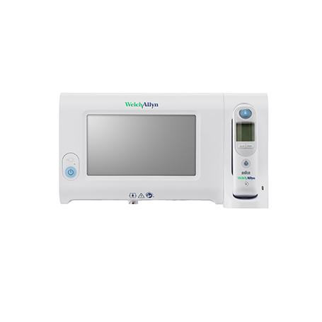 Welch Allyn Connex Spot Monitor with SureBP Non-invasive Blood Pressure, Covidien SpO2, Braun ThermoScan PRO 6000 Ear Thermometer