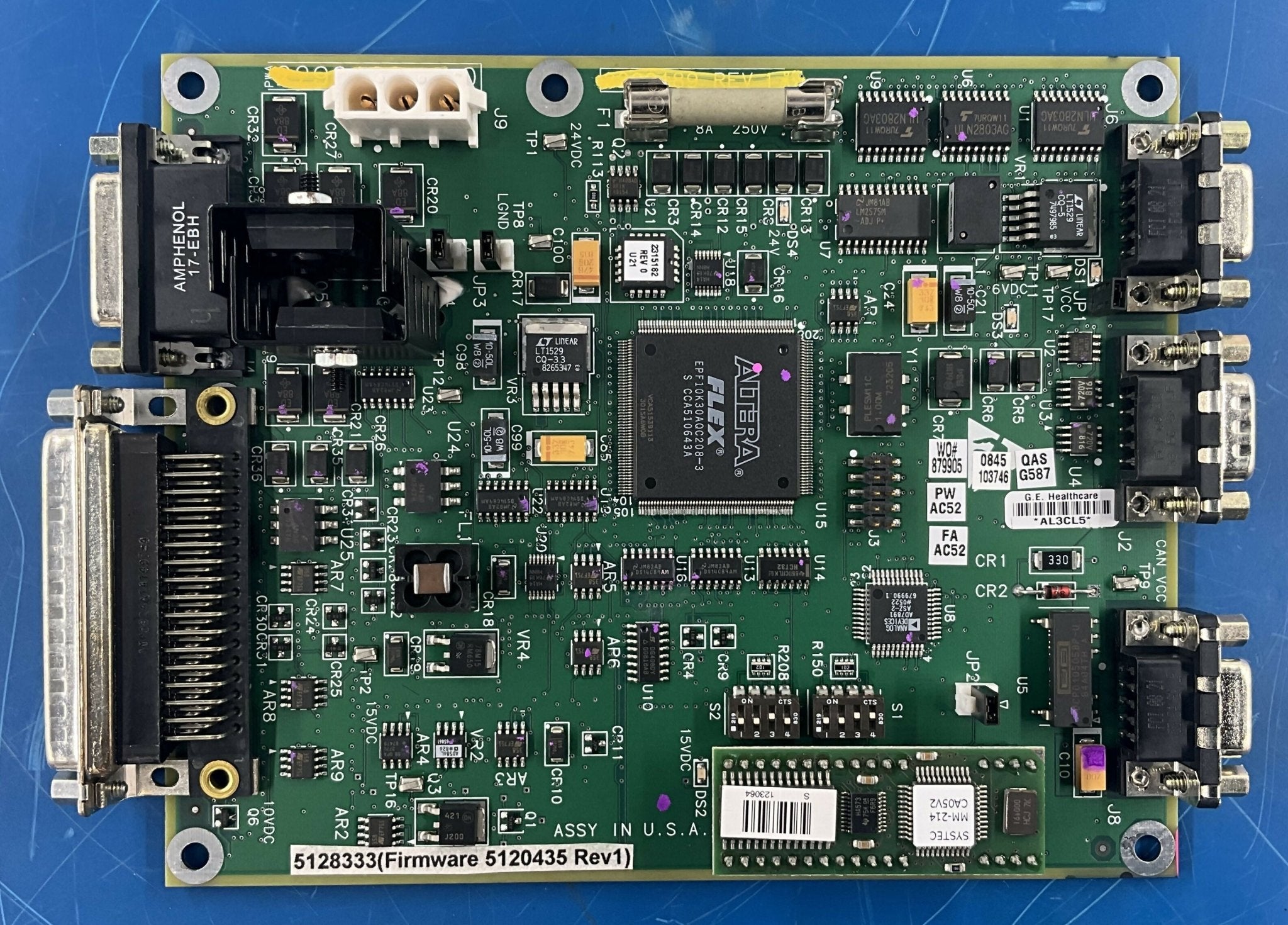 WALL STAND LIGHTNING TABLE I/O BOARD (5128333/2290188-2 GE