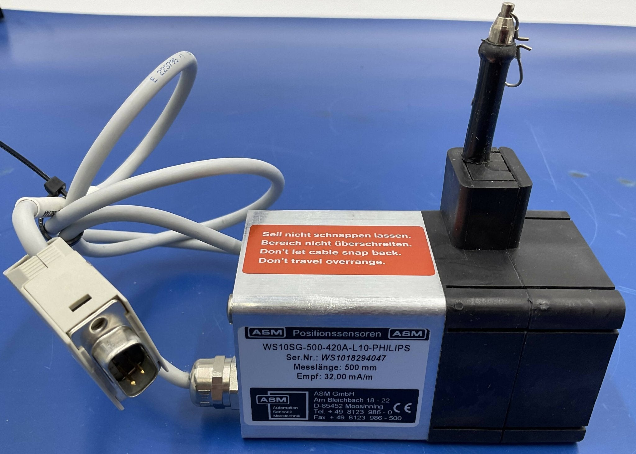WIRE POSITION SENSOR (WS10SG-500-420A-L-10 PHILIPS