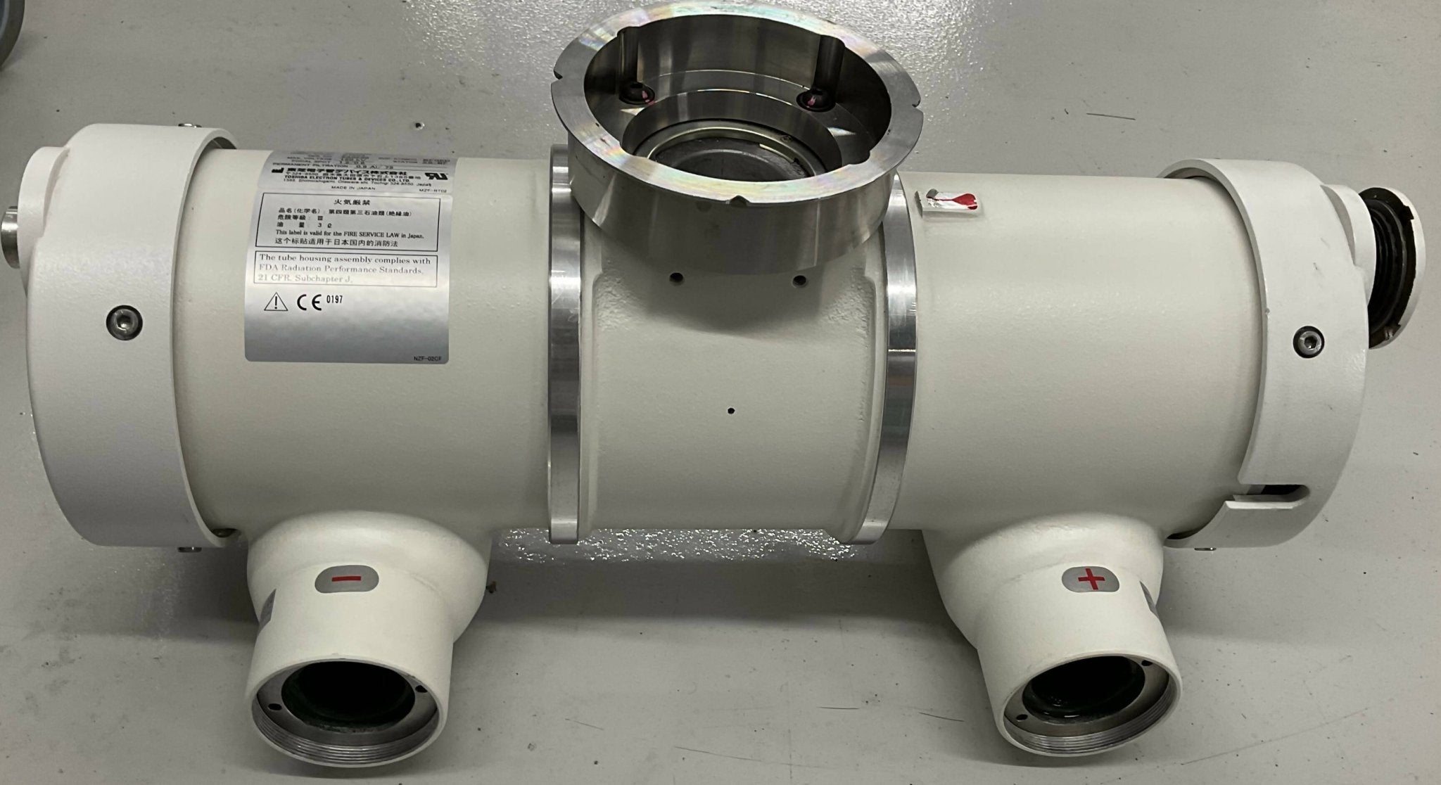 Toshiba E7894X - X-Ray Tube Rotanode Rotating Anode Front View | Alo Tech Solutions