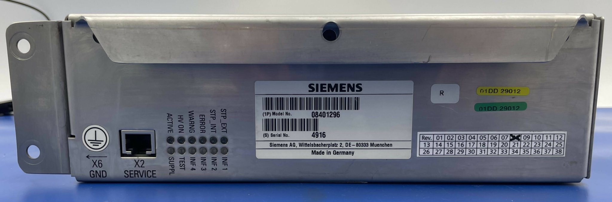 Siemens 08401296 - XDC Component PCB for Somatom CT Side | Alo Tech Solutions