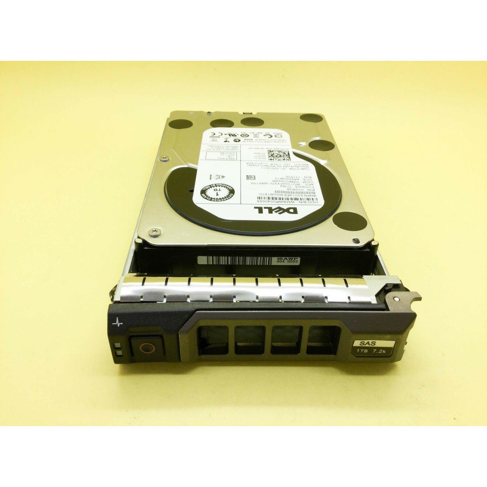 0V8G9 DELL 1TB 7.2K SAS 6Gbps 3.5'' HDD WD1000FYYG 00V8G9 5711045218460 - AloinfoUSA