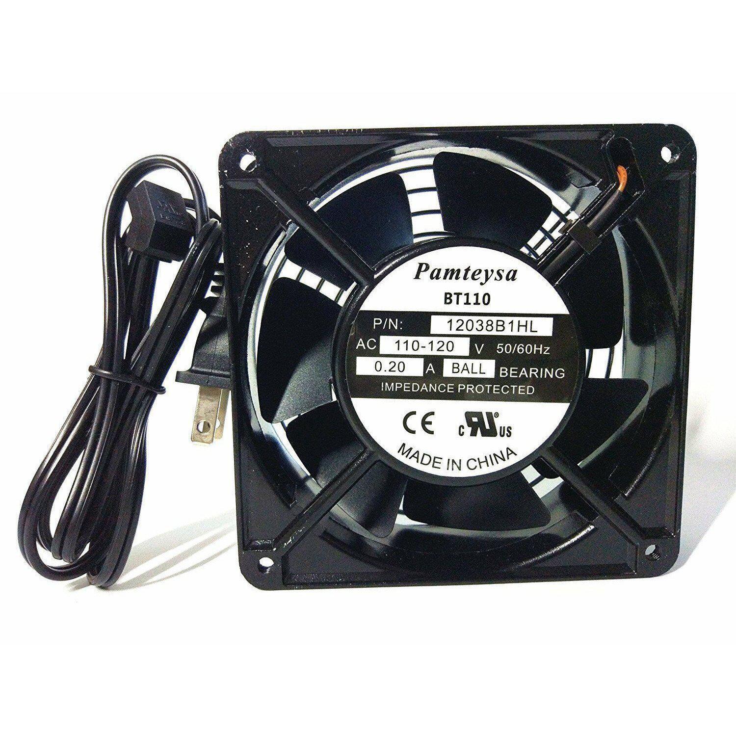 120mm by120mmby 38mm muffin fan 1238, Muffin Cooling Fan,115V 120V AC high speed - AloinfoUSA