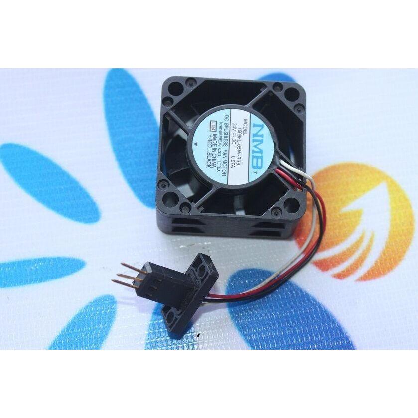 1608KL-05W-B39-LQ4 NMB Cooling Fan With Connector 3 Pins DC 24V 40×40×20mm - AloinfoUSA