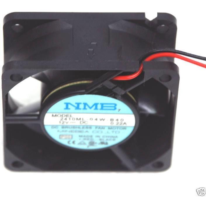 1pc NMB DC Fan 2410ML-04W-B40 6x6x2.5cm 12V 0.22A 4550rpm 19.4cfm 31dBA Cooler - AloinfoUSA