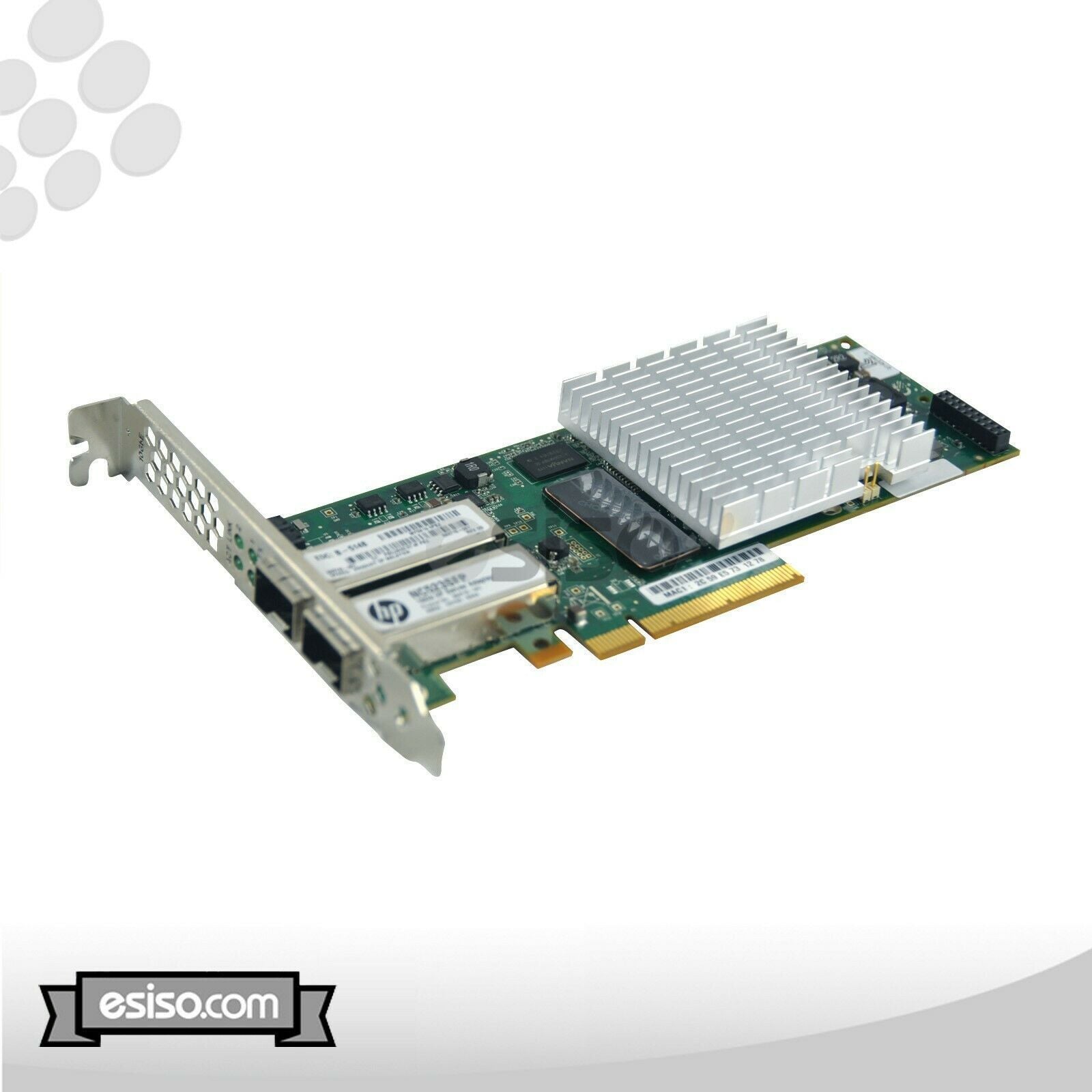 593742-001 HP NC523SFP DUAL PORT 10Gb SERVER ADAPTER W/ HIGH PROFILE BRACKET - AloinfoUSA