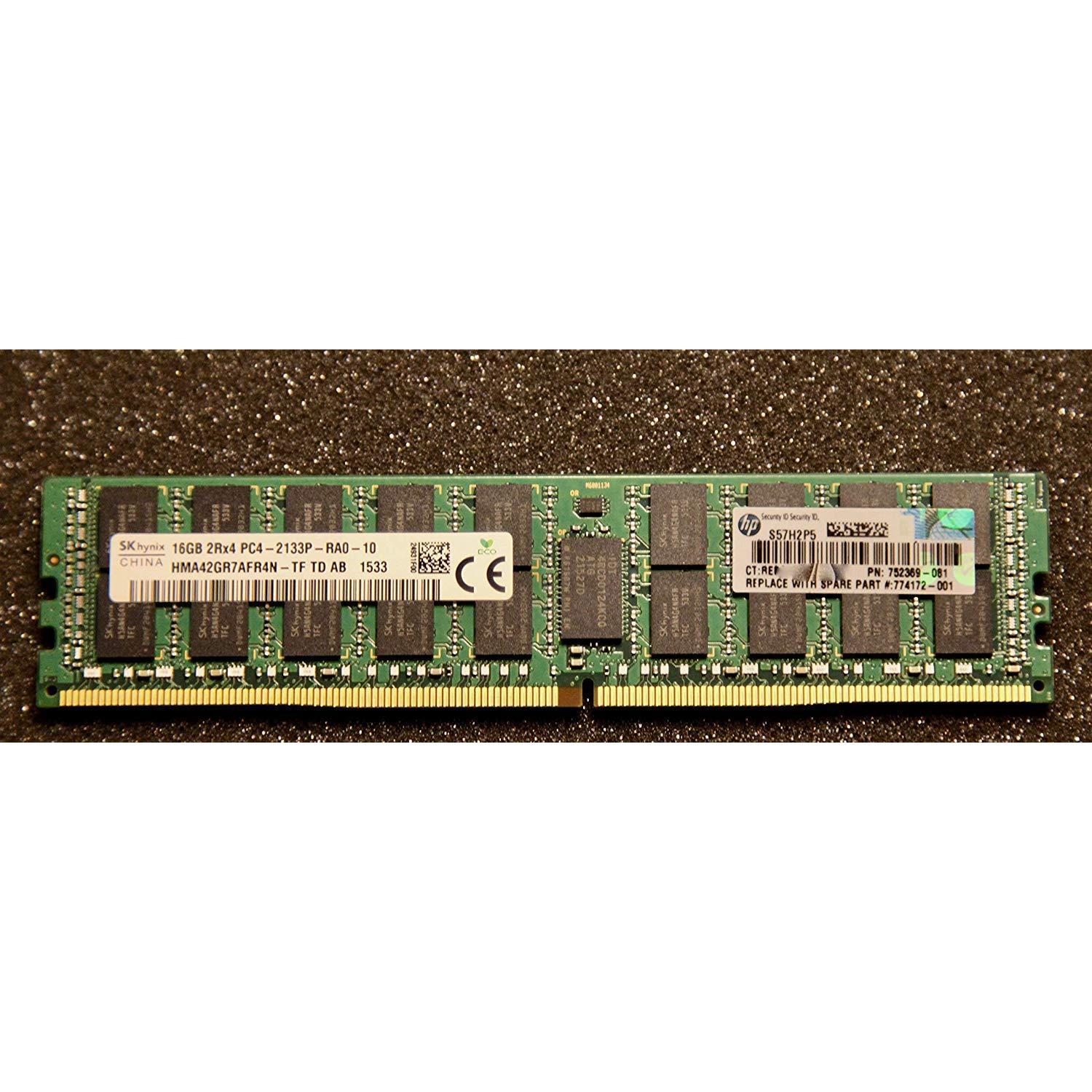 752369-081 Hewlett-Packard 16Gb 2Rx4 Pc4-2133P-R Memory Kit - AloinfoUSA