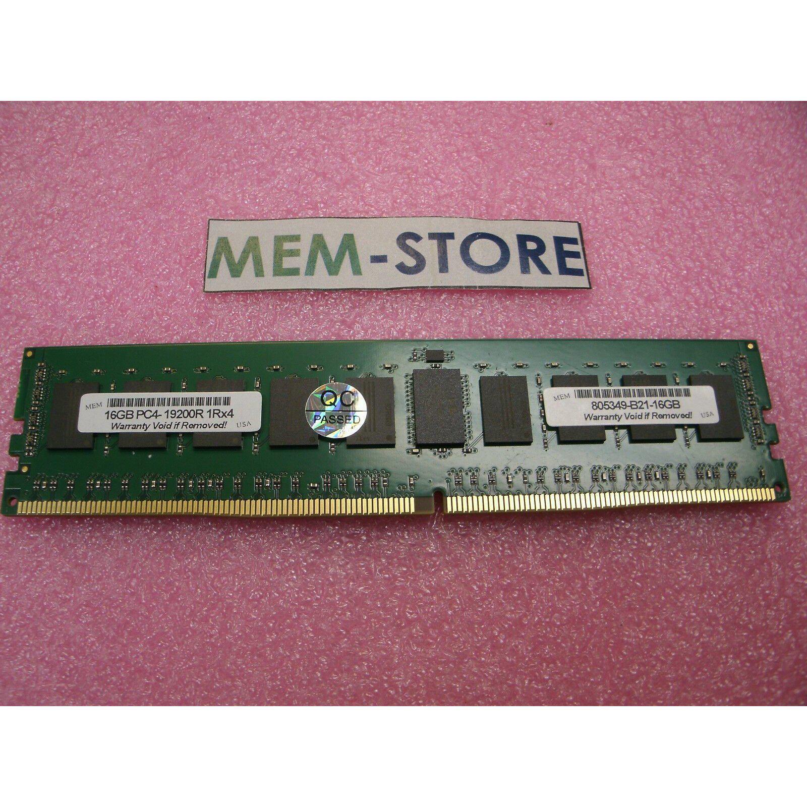 805349-B21 809082-091 16GB DDR4 PC4-2400MHz RDIMM HP DL180 DL360 DL380 DL388 G9 - AloinfoUSA