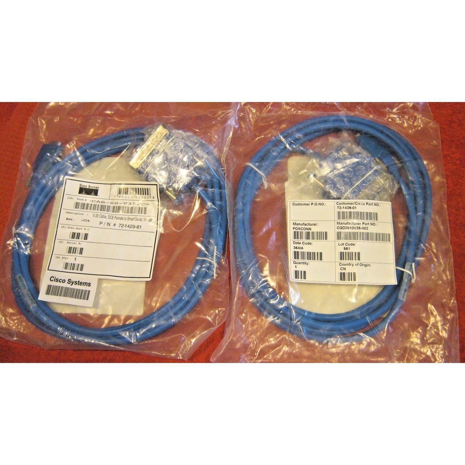 cable Femea CISCO CAB-SS-V35FC= V.35 CABLE, DCE Female to Smart Serial-10 ft  P/N 72-1429-01 746320090009 - AloinfoUSA
