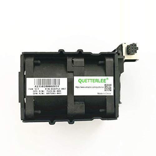 Cooler Fan Compatible HP ProLiant DL360 G8 DL360E G8 DL360P G8 Fan Module 654752-002 654752-003 667882-001 697183-002 697183-001 GFM0412SS Fan - AloinfoUSA
