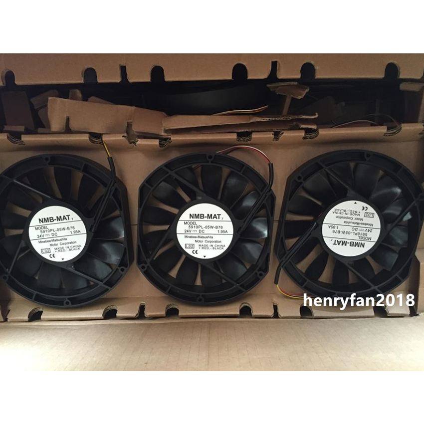 Cooler NMB 5910PL-05W-B76 DC 24V 1.95A 172*150*25mm For Inverter fan / HP CPU Fan - AloinfoUSA