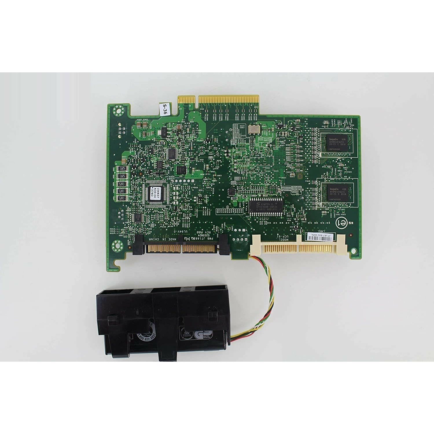 DELL E2K-UCP-61-(B) PERC 6I SAS RAID CONTROLLER PCI-E w/ TRAY NP007 - AloinfoUSA