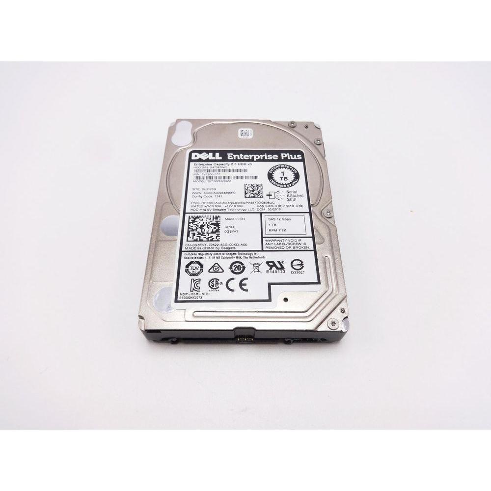 Dell G8FVT 1TB SAS 2.5" 12GBPS  10K Disco - AloinfoUSA