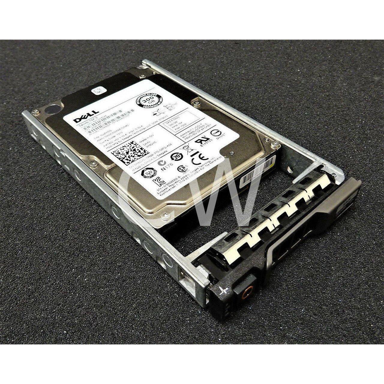 Dell H8DVC 0H8DVC 300GB 15K 6Gb/s SAS 2.5" HDD Hard Drive ST9300653SS W/ TRAY 715663215264 - AloinfoUSA